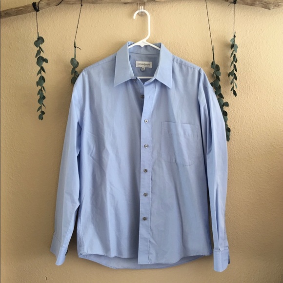 Yves Saint Laurent Other - 🔥PD -Yves Saint Laurent Chambray Blue Button Down